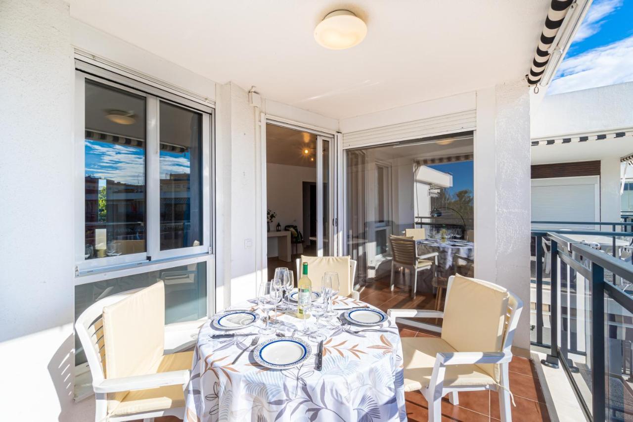 Salou Vista Al Mar Con Parking - 4 Ambientes Apartment Bagian luar foto